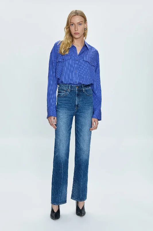Chic, modern looks for the stylish woman   Cassie Super High Rise Straight - Palladium
