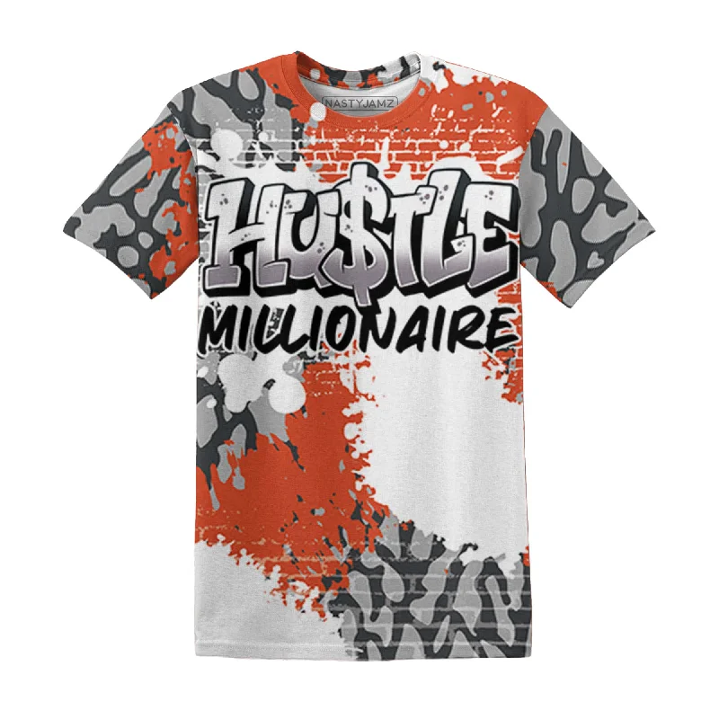 Refresh your closet with chic and comfy styles   NastyJamz Georgia Peach 3s T Shirt Match Hustle Millionaire 3D