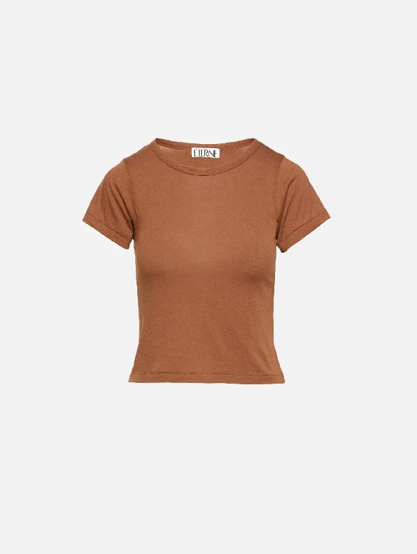 Sustainable fashion for stylish women   Short Sleeve Baby Tee
