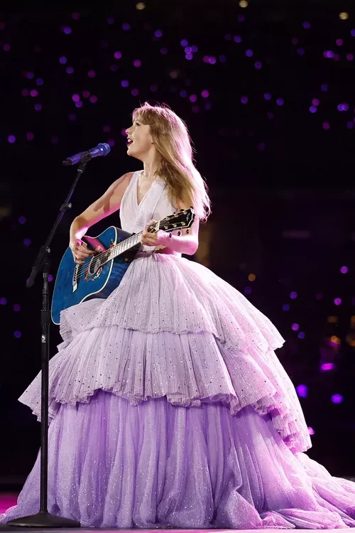 Taylor Swift The Eras Tour Gradient Purple Ball Gown, Gorgeous Long Prom Dresses, Newest Prom Dresses