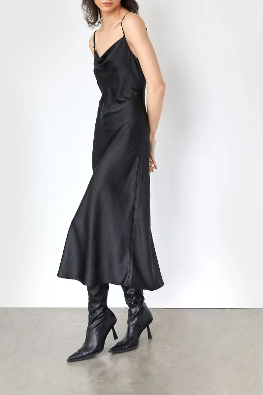 Bold and beautiful clothing for every woman   COWL NECK SLIP DRESS