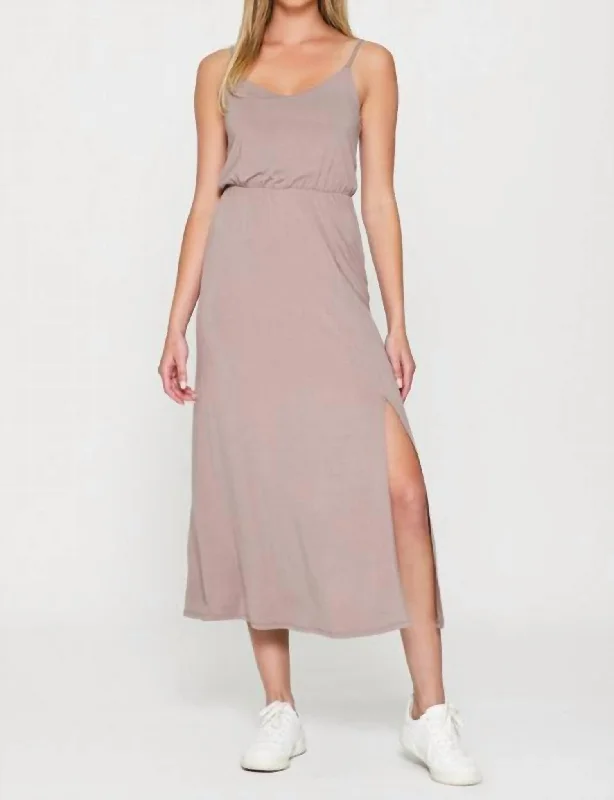 Fashion-forward women’s clothing on a budget   Cabana Summer Maxi Dress In Stucco