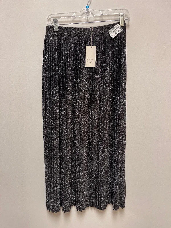 Skirt Maxi By A New Day In Silver, Size: S