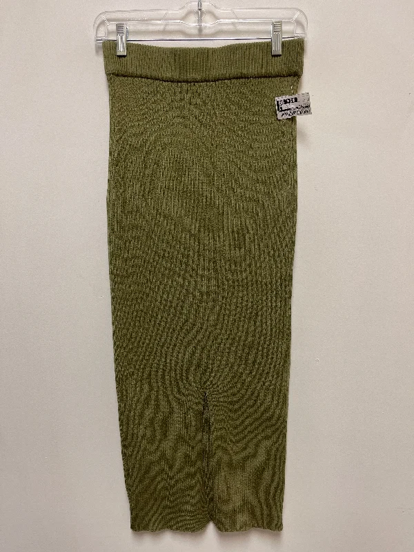 Skirt Maxi By Clothes Mentor In Green, Size: S