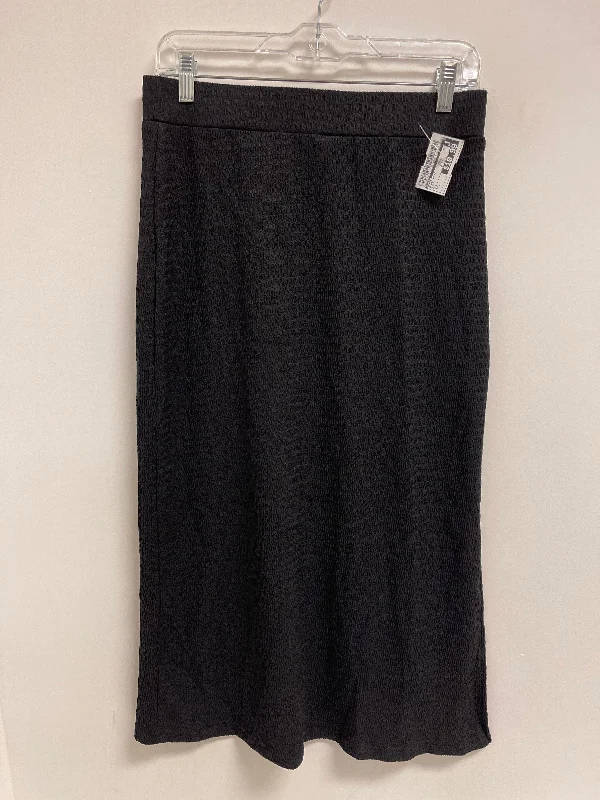 Skirt Maxi By Shein In Black, Size: L