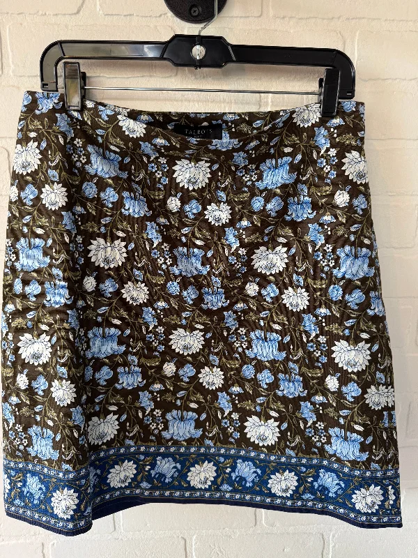 Skirt Mini & Short By Talbots In Blue & Green, Size: 10p