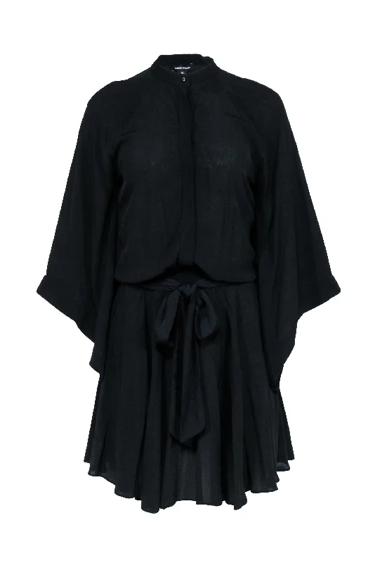 Chic, modern looks for the stylish woman   Karen Millen - Black Mini Dress w/ Embroidered Back Detail Sz 4